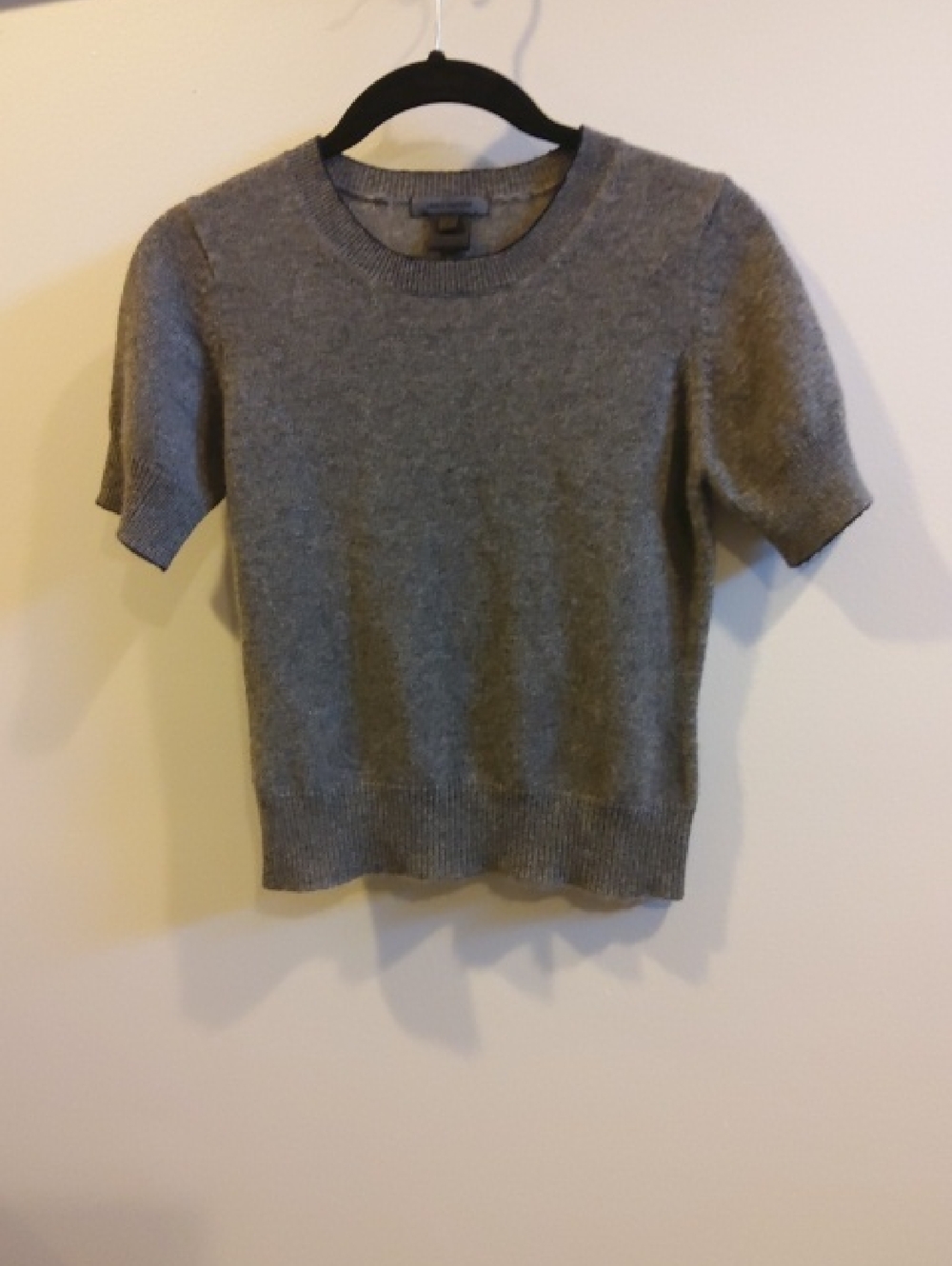 💥NWOT💥100% Cashmere Short Sleeve Crewneck Sweater